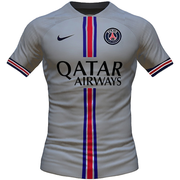 Paris saint germain training jersey men's psg gray per-match soccer sportswear football tops sport shirt 2023-2024
